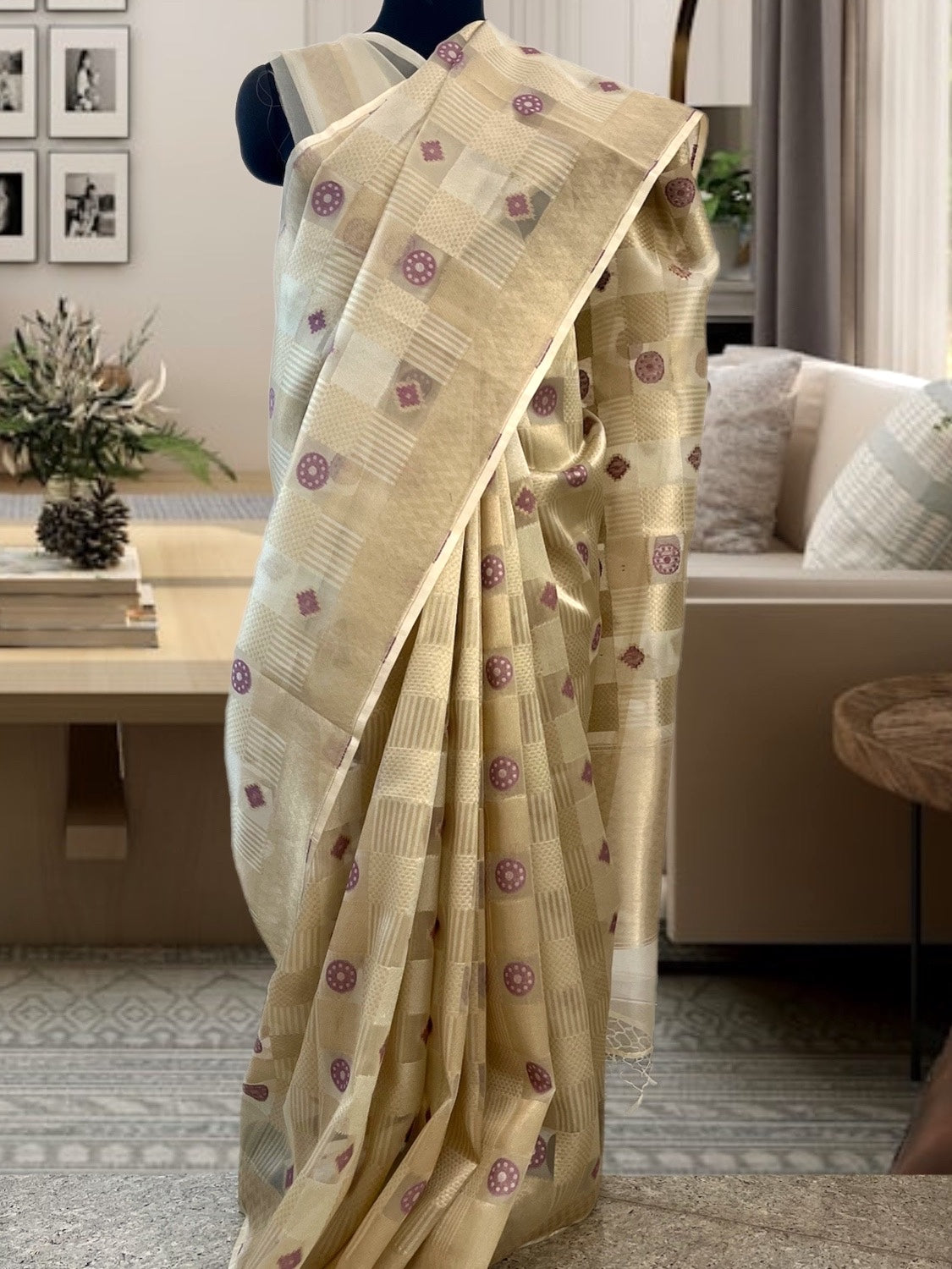 All about Organza Fabric and Organza Sarees - Katan Weaves India