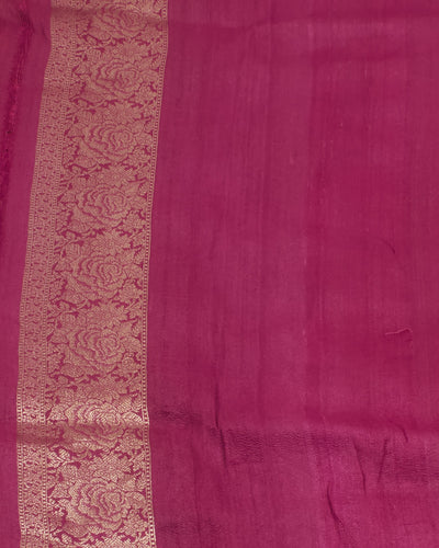 Meghapushpa Old Rose Gyasar Tussar Georgette Saree