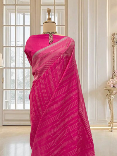 Leela Pink Silk Saree