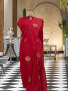 Rehana Red Silk Saree