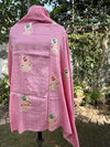 Rosa Pink Matka Georgette Dupatta