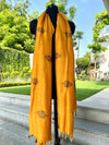 Amrapali Yellow Mughal Matka Georgette Dupatta