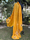 Kesar Mango Yellow Matka Georgette Dupatta