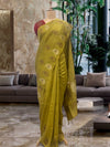 Gulafsha Mehendi Matka Georgette Saree