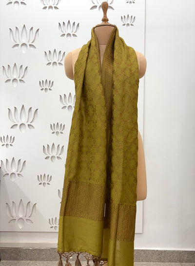 Iqra Mehendi Matka Georgette Stole Dupatta