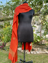 Brick Rust Matka Georgette Dupatta