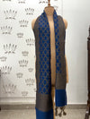 Layla Blue Matka Georgette Stole Dupatta