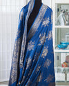 Rhapsody in Blue Katan Silk Saree