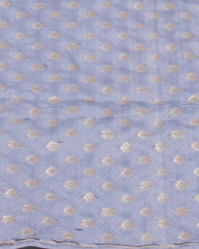 Gautami lavender Grey Silk Saree