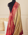 Gaurangi Gold & Red Silk Saree