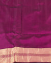 Adambara Wine Silk Saree