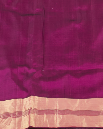 Adambara Wine Silk Saree