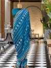 Neelagiri Blue Patola Silk Saree