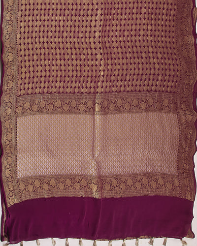 Kalyani Coffee Brown georgette Silk Saree