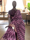 Estere Wine Printed Cotton Saree