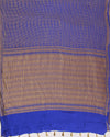 Meteoric Rise Electric Blue Khaddi Georgette Sari