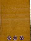 Nazakat Mustard Cotton Chanderi Saree