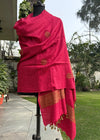 Burma Garnet Matka Georgette Dupatta