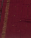 Mystic Grey Booti Matka Georgette Saree