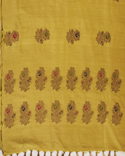 Bhanavi Mehandi Boota Matka Georgette Saree