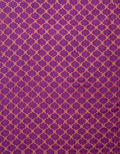 Chenamma Purple Matka Georgette Saree