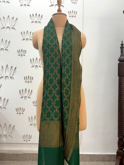 Lubna Green Matka Georgette Stole Dupatta