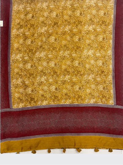 Falguni Mustard Moonga Cotton Saree