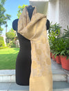 Gold cream Moonga Dupatta