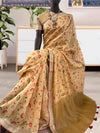 Saroja Peach Moonga Cotton Saree