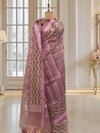 Ibiza Pink Organza Saree