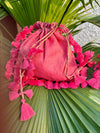 Gulab Pink Gota Work Potli