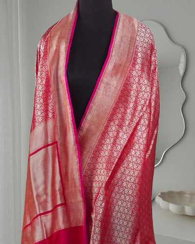 Lavanya pink Brocade Silk Saree