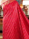 Tuscanny Red Tanchoi Silk Saree