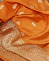 Vasanthi Orange Soft Silk Saree