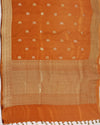 Vasanthi Orange Soft Silk Saree