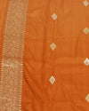 Vasanthi Orange Soft Silk Saree