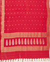 Ambuja Red Soft Silk Saree