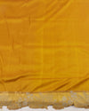 Nayantara Yellow Silk Saree