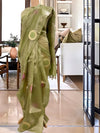 Persian Green Tissue Saree