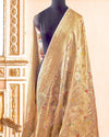 Showstopper Gold Kota Tissue Saree