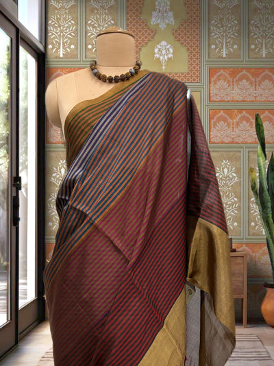 Sahara Multicolour Tissue Saree