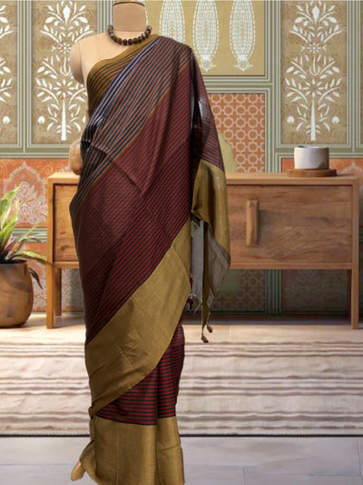 Sahara Multicolour Tissue Saree