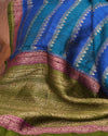 Narayanhiti Blue Raw Silk Saree