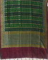 Viratnagar Green Raw Silk Saree