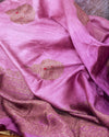 Kannagi Purple Shaded Raw Silk Saree