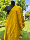 Tamara Yellow Silk Dupatta