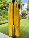 Tamara Yellow Silk Dupatta